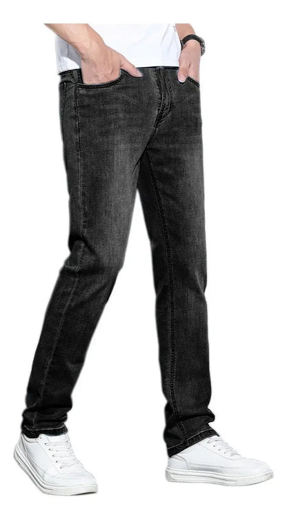 Mens Durable Straight-Leg Jeans
