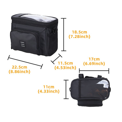 Folding Bicycle Head Bag On Behalf Of Driving Electric Vehicle Bag Hanging Bag Mountain Bike Front Handlebar Bag Faucet Bag Equipment