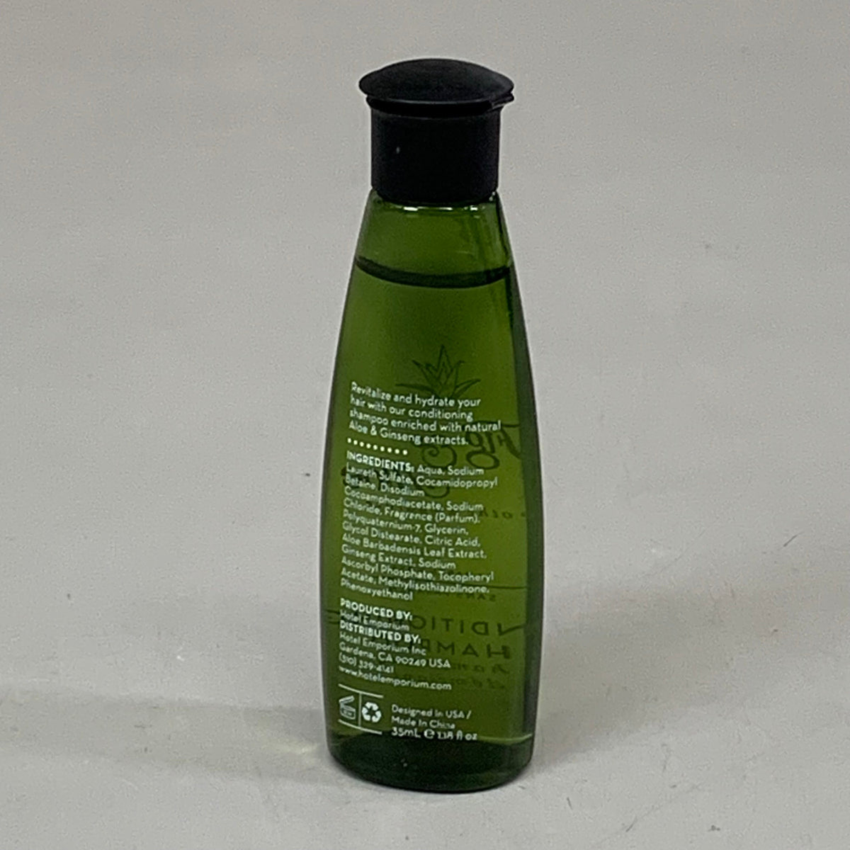 ALOE & FIG (1 Box, 200 Bottles) Conditioning Shampoo Sample Bottles 35ML
