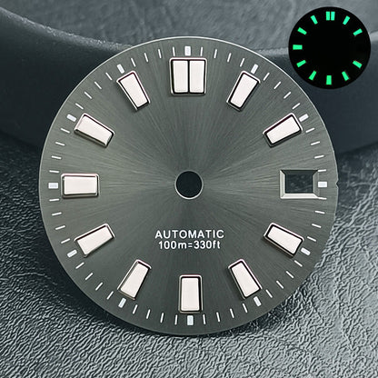 Sunburst Dial Compatible With NH35 Mechanical Movement