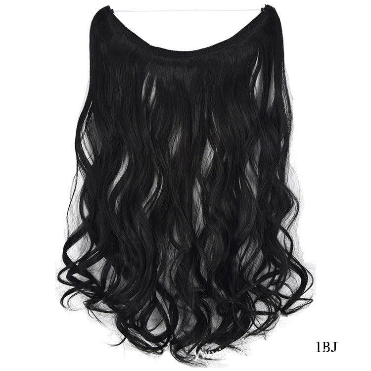 22 Inch Invisible Wire Hair Extensions Synthetic