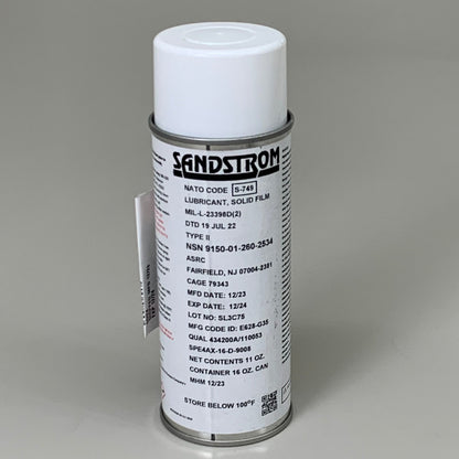 SANDSTROM (12 PACK)Lubricant Solid Film Bonding Industrial Equipment BB12/24 16oz
