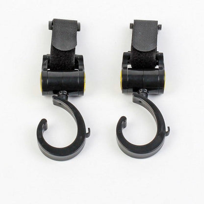 2 PCS/LOT Baby Stroller Accessories Hook Multifunction Baby Stroller Black High Quality Plastic Hook
