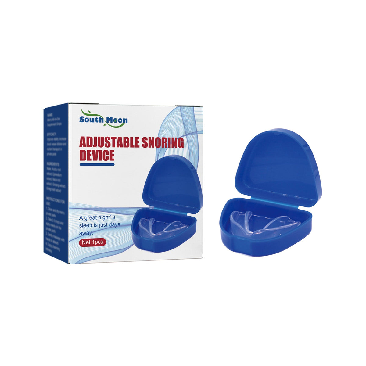 Adjustable Snoring Device, Correction At Night Help Sleep Cleaning Nasal Breathing Care Snore Stop Device