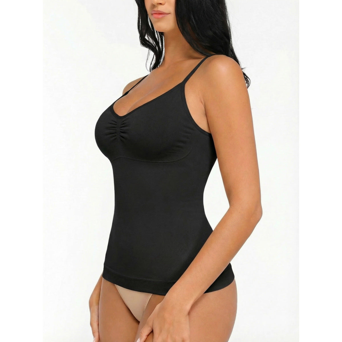 Solid-color Vest Everyday Shapewear For Women