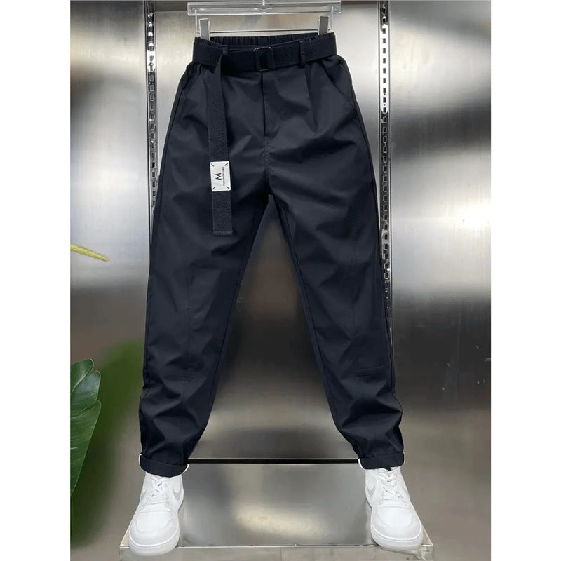 Trendy Relaxed-fit Versatile Patchwork Cropped Pants