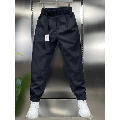 Trendy Relaxed-fit Versatile Patchwork Cropped Pants