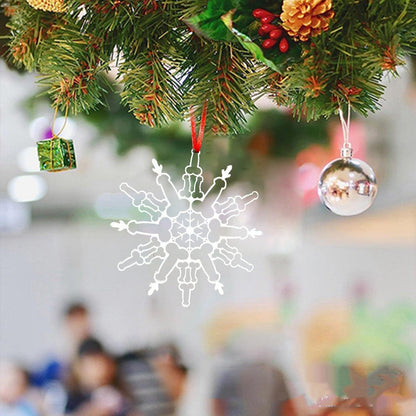 Wooden Christmas Pendant Atmosphere Decorations