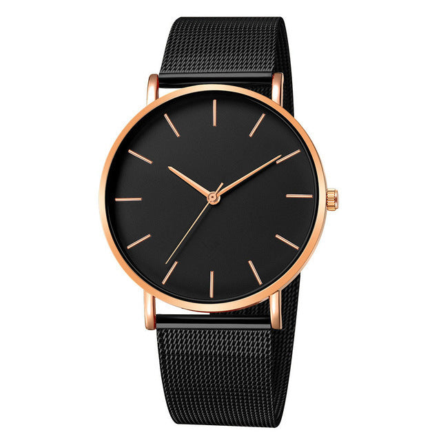 Men's Watch Simple And Stylish Mesh Strap Style