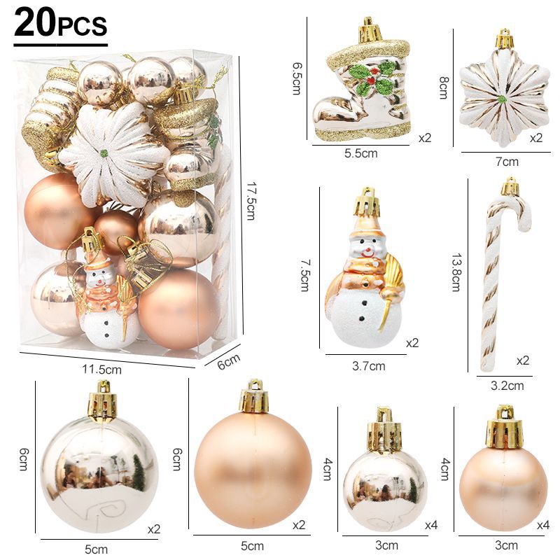 Christmas Tree Decorations Pendant Set