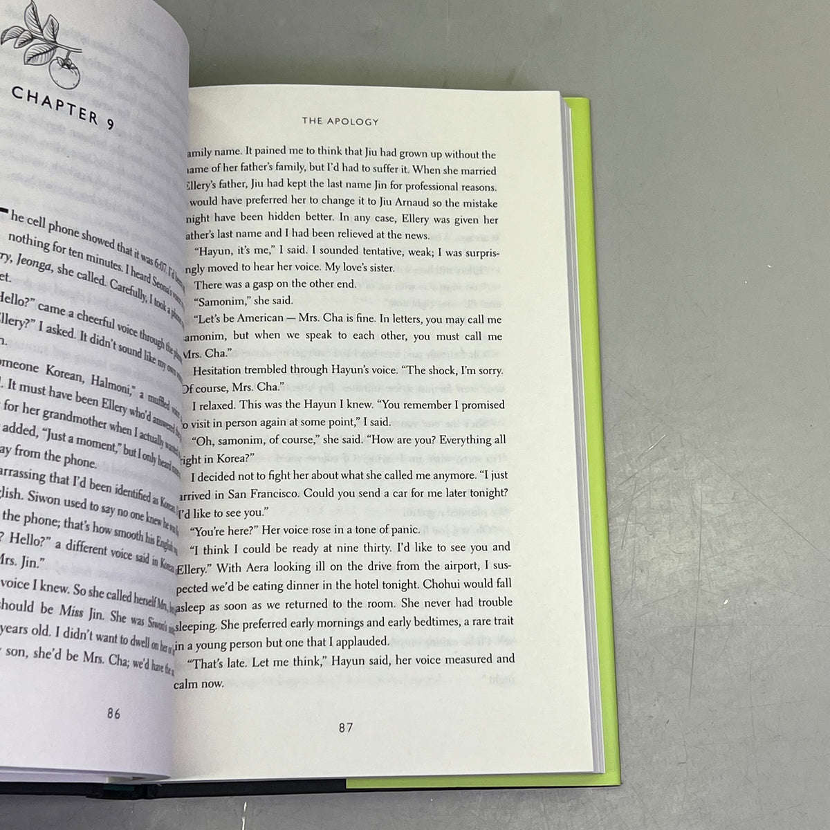 THE APOLOGY About A South Korean Matriarch Hardcover Book By Jimin Han
