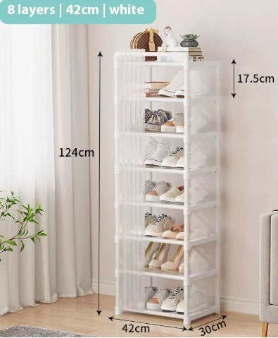 Dust-proof Wardrobe Household Bedroom Storage Cabinet Combination Locker Small Wardrobe Storage Rack