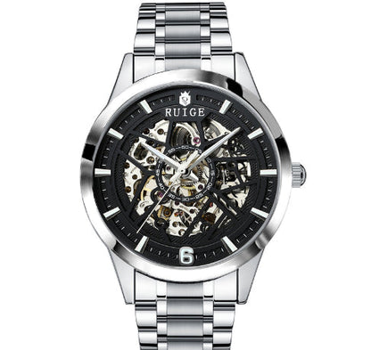 Men's Hollowed-Out Automatic Mechanical Watch