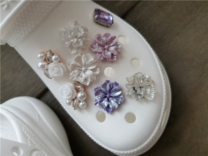 Shoe Flower Dream Purple Flower Decoration Accessories