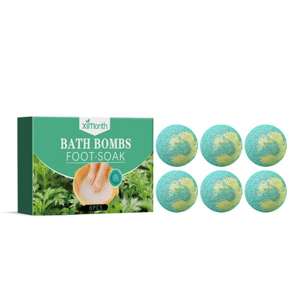 Foot Bath Ball, Moisturizing, Repairing, Anti-Cracking, Peeling, Cleaning, Relieving Physical Discomfort, Dispelling Cold And Dampness