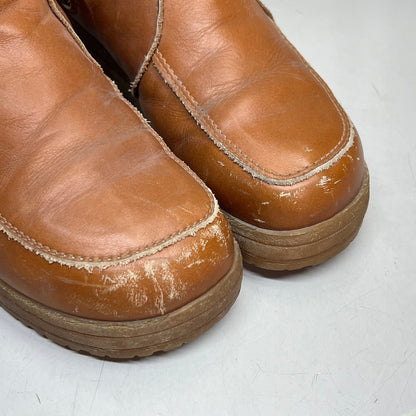 BLONDO Leather Fur Lined Boots Made In Canada Women's Sz 8 Brown (Pre-Owned)