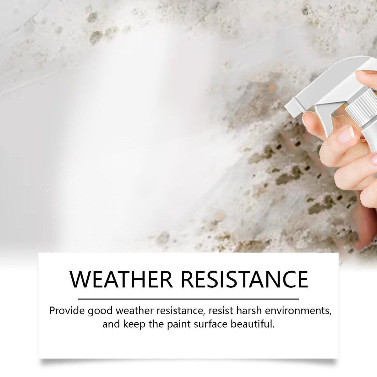 Wall Renovation Spray Paint, Decontamination Apply Waterproof Fast Light Paint Renovation Wall Renovation Spray