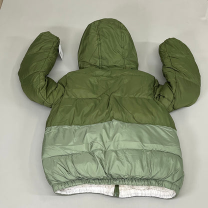 DKNY Boys' Winter Jacket Insulated Quilted Puffer Parka 14/16 Olive
