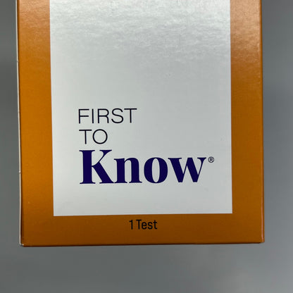 FIRST TO KNOW (1 TEST PER BOX) In Home Syphilis Test Kit 15 Min Results BB 10/25