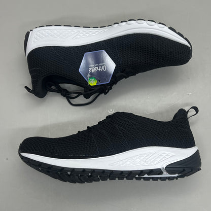 PROPET Tour Knit Sneaker Cushion Insole Women's Sz 9 M(B) Black/White WAA112M