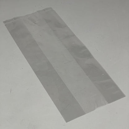 (100 PACK) Clear Gusseted Poly Plastic Bags Candy Cookie 1.5 Mil 4.5"x 2.75"x 10.75"