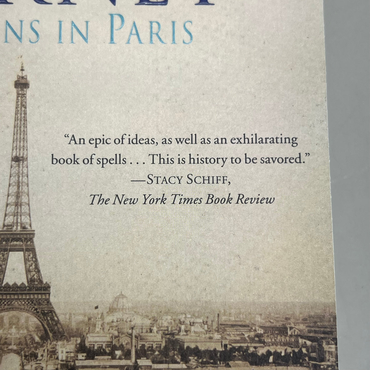 THE GREATER JOURNEY  Americans In Paris By David McCullough Paperback Book