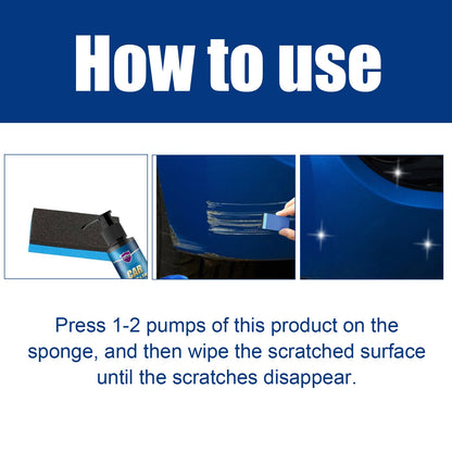 Car Scratch & Swirl Remover, Car Polishing Scratch Repair Paint Curing Renovation Touch-Up Detailer