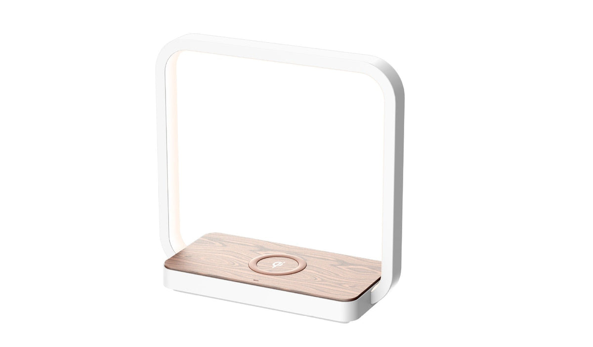 Wireless charging desk lamp dormitory bedroom bedside lamp touch three level dimming