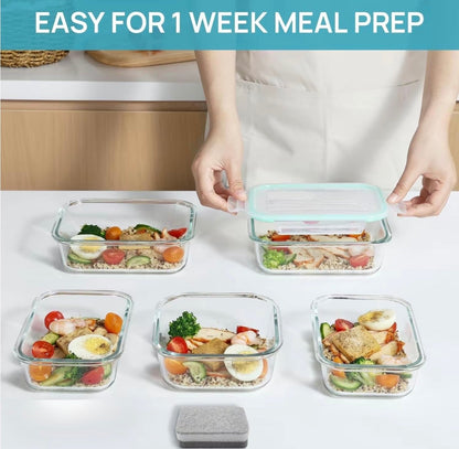 FreshSeal Glass Storage Set
