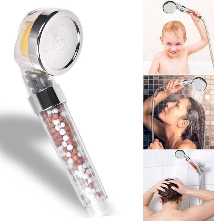 Fragrance Anion Shower Nozzle Set Adjustable Quick Connection Removable Sprinkler Basin Bathing Tub Fountain Home