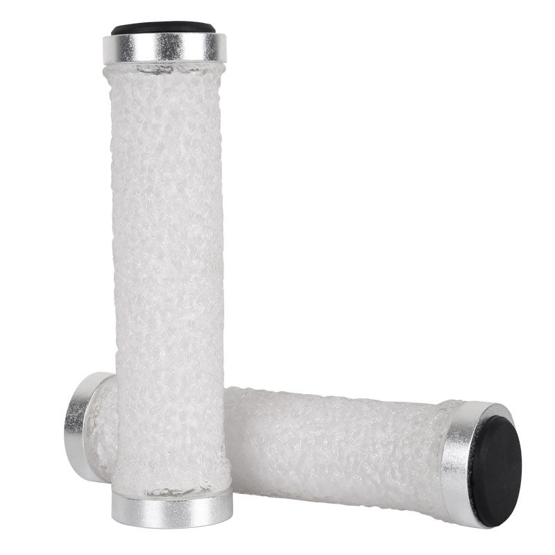 Bicycle Grip Bilateral Locking Grip Mountain Bike Silicone Crystal Grip Bicycle Accessories