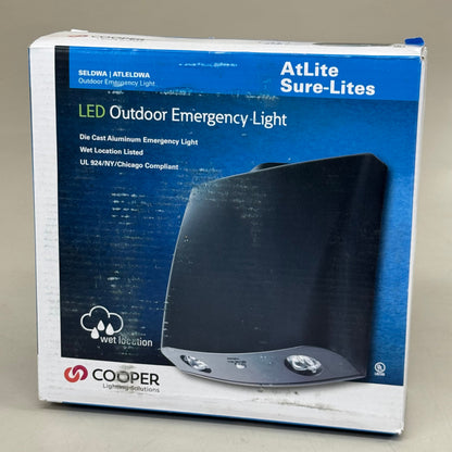 COOPER Lighting Solution Sure-Lites Sealed Nickel Cadmium Battery Black 13017173