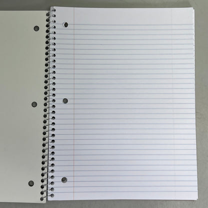 ZA@ THREE LEAF (6 PACK) 1 Subject Spiral Notebook College Ruled 70 Sheets 811-48