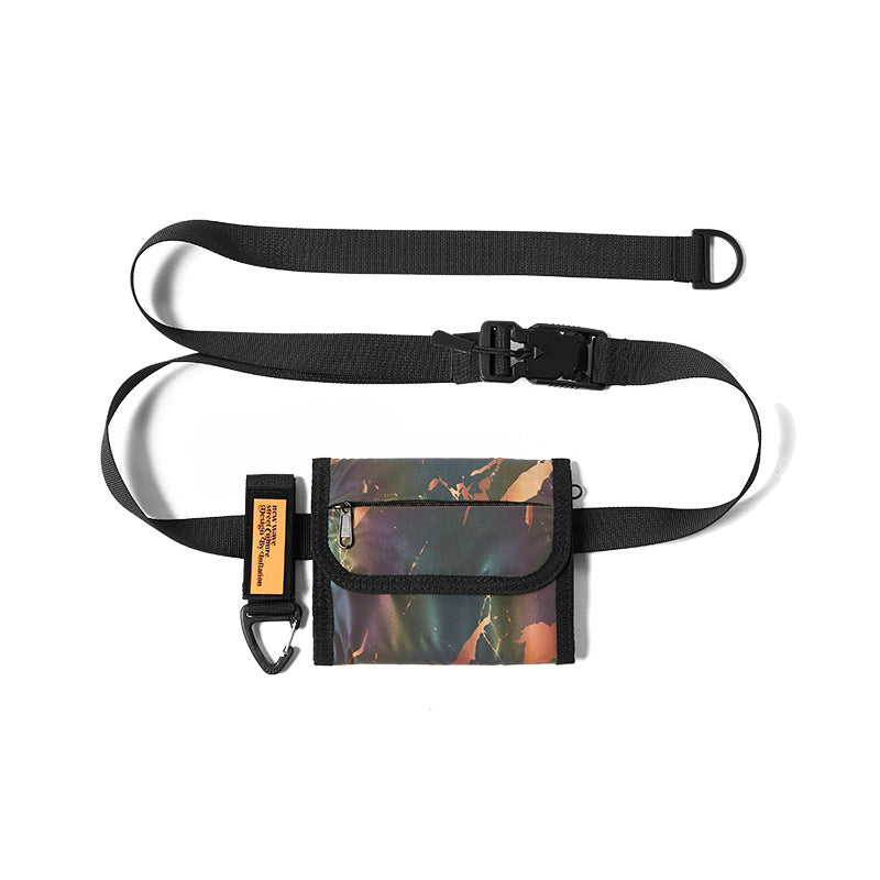 Irregular Personality Laser Reflective Crossbody Chest Bag