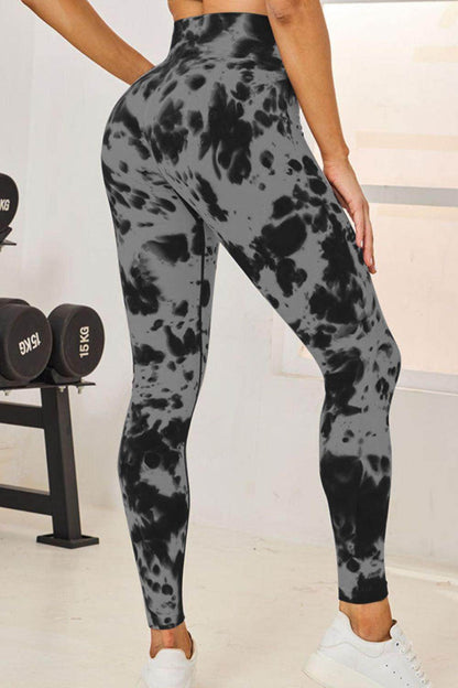 Tie-Dye High Waist Active Leggings for Comfortable Fitness