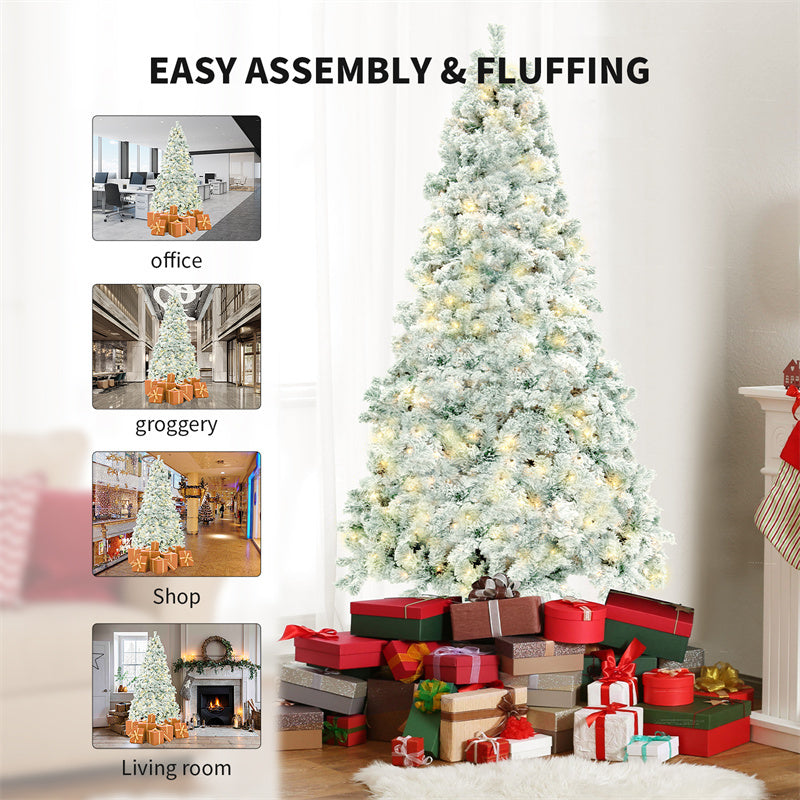 PVC Snow Christmas Tree Decor