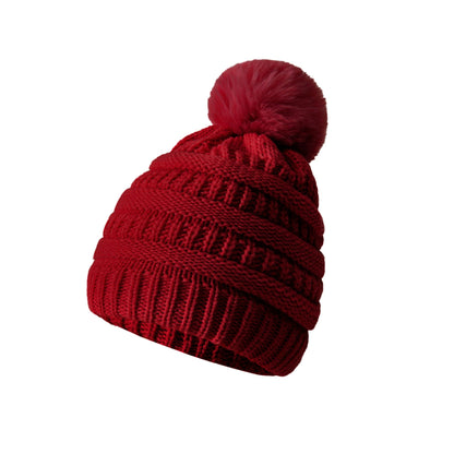 Fashionable Thickened Knitted Wool Warm Hat