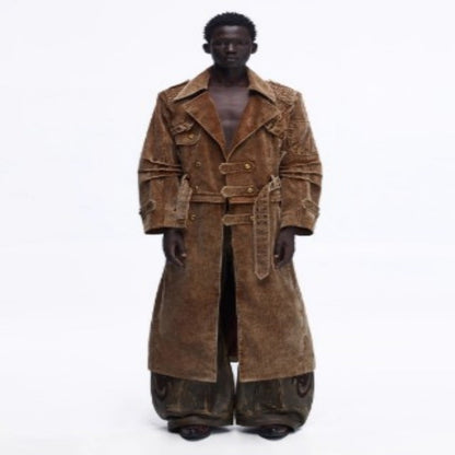 Detachable Corduroy Multi-style Jacket Trench Coat