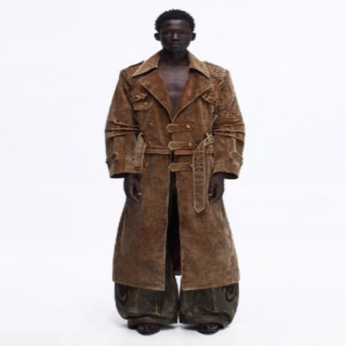 Detachable Corduroy Multi-style Jacket Trench Coat
