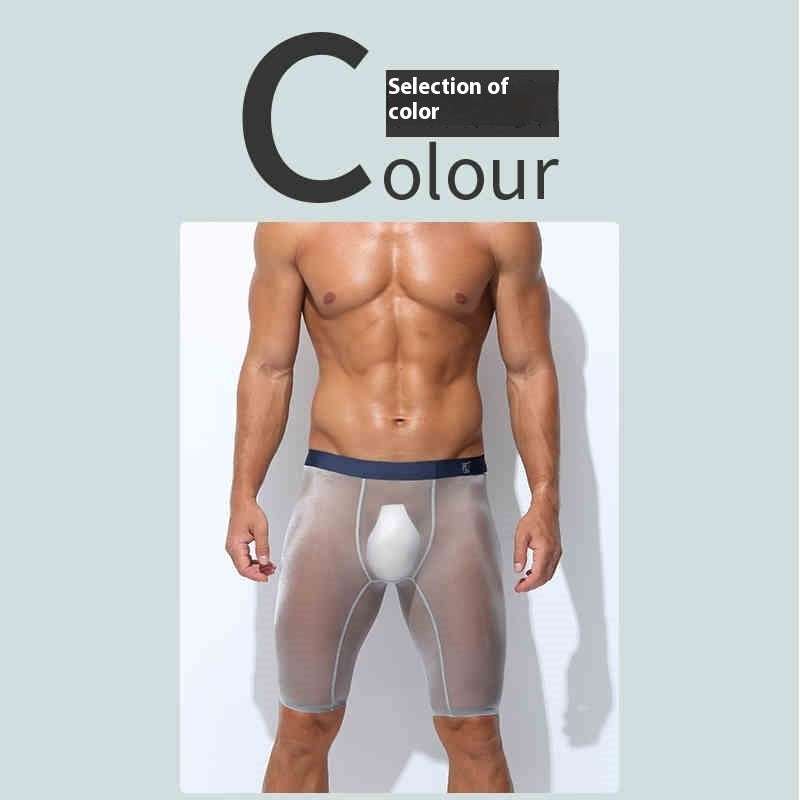 Plus Size Ice Mesh Sports Underwear
