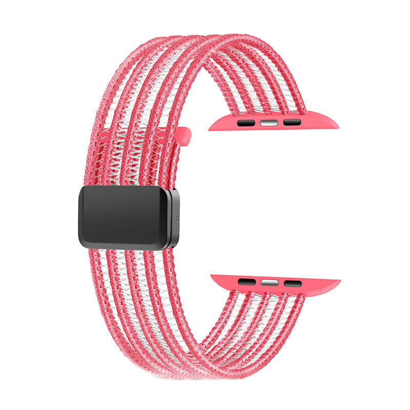 Nylon Magnetic Watch Strap Compatible With Select Smartwatches