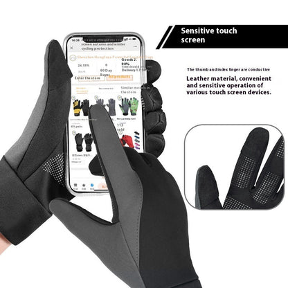 Non-slip Cycling Gloves Thermal And Windproof