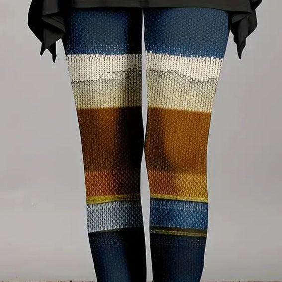 Popular Autumn And Winter Printed Leggings For Women