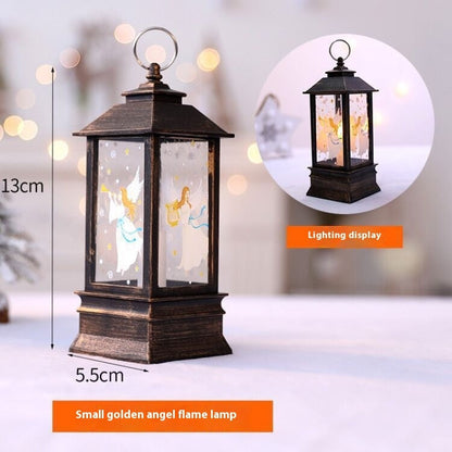 Christmas Santa Claus LED Oil Lamp Night Light