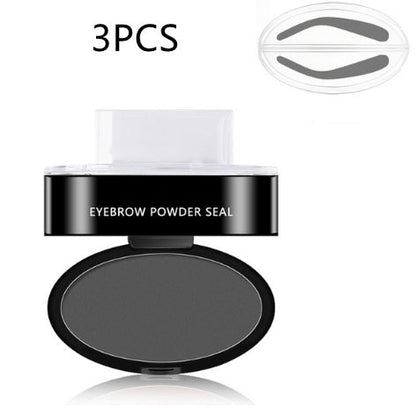 Eyebrow Stamp & Stencil Kit: Waterproof Tint for Professional Brow Enhancement