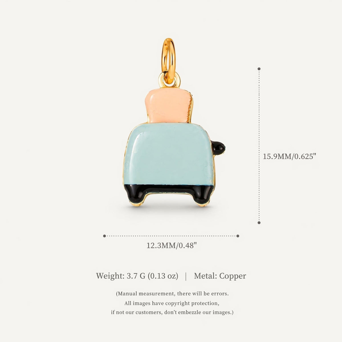 Vacuum 18K Gold Pendant Necklace