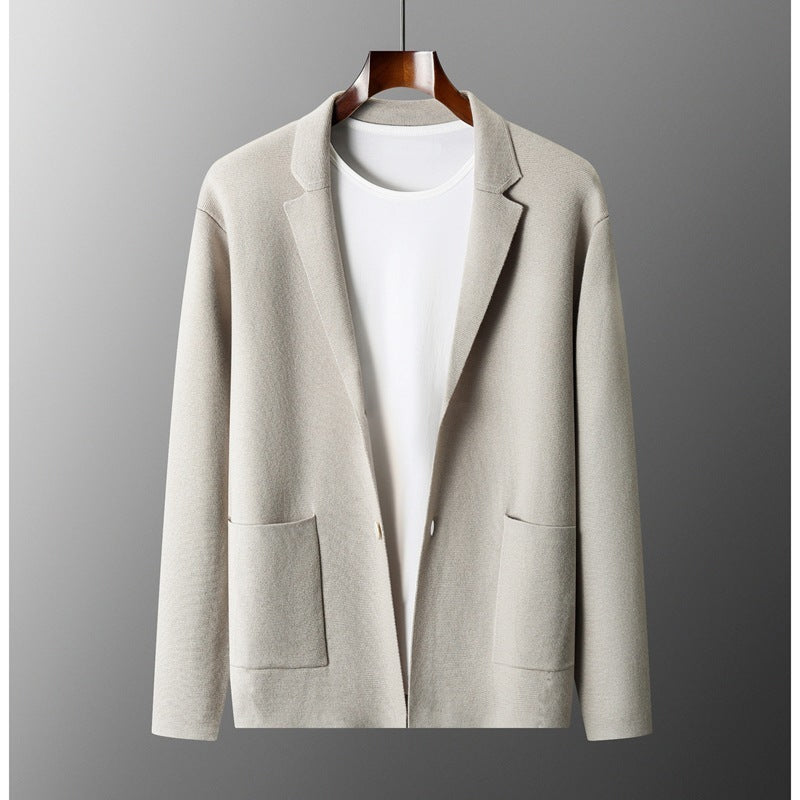 Cardigan Male V-neck Cardigan Knitted