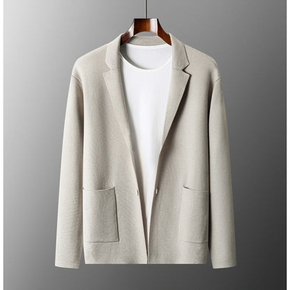 Cardigan Male V-neck Cardigan Knitted