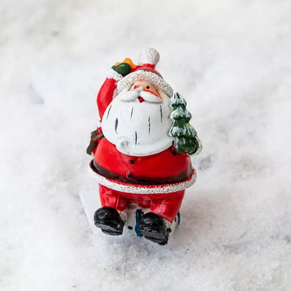 Christmas Santa Claus Miniature Figurine Ornament