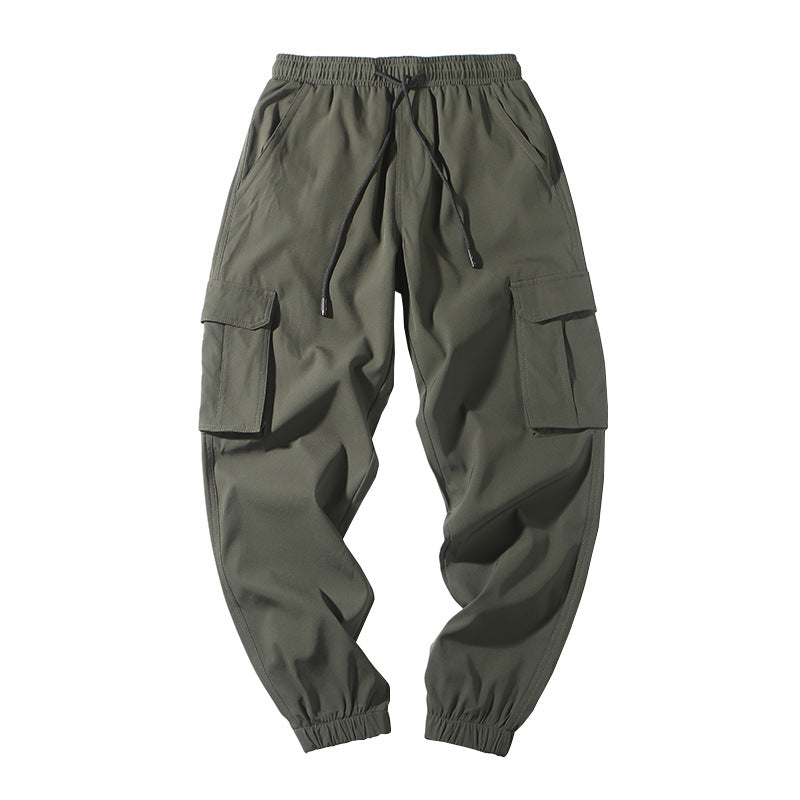 Loose-fit Plus-size Capri Pants Mens Jogger Pants
